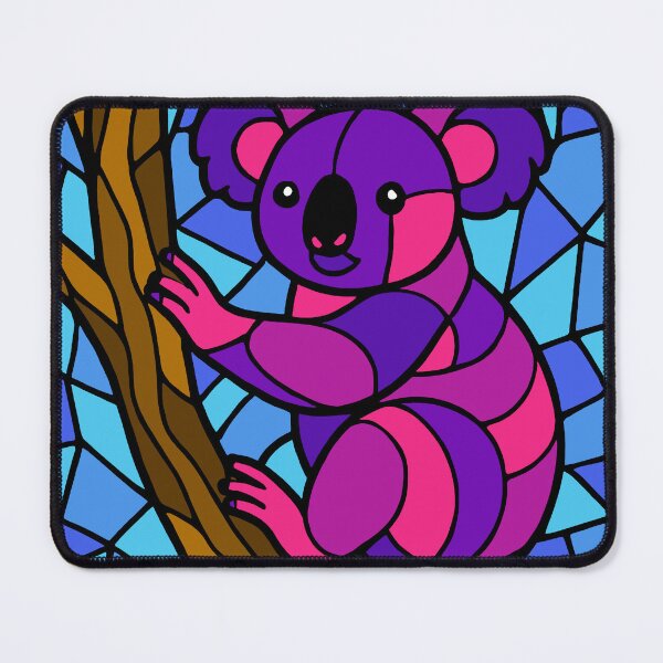 Item preview, Stained glass koala designed and sold by SpectrumShine.