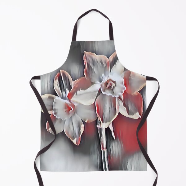 Item preview, 5 Striking Red-Centered Flower Designs | Bold Black and White Floral Art designed and sold by POETTICA.