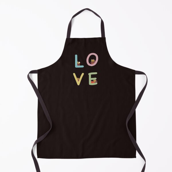 “Love in Every Letter — Owl Edition” Apron