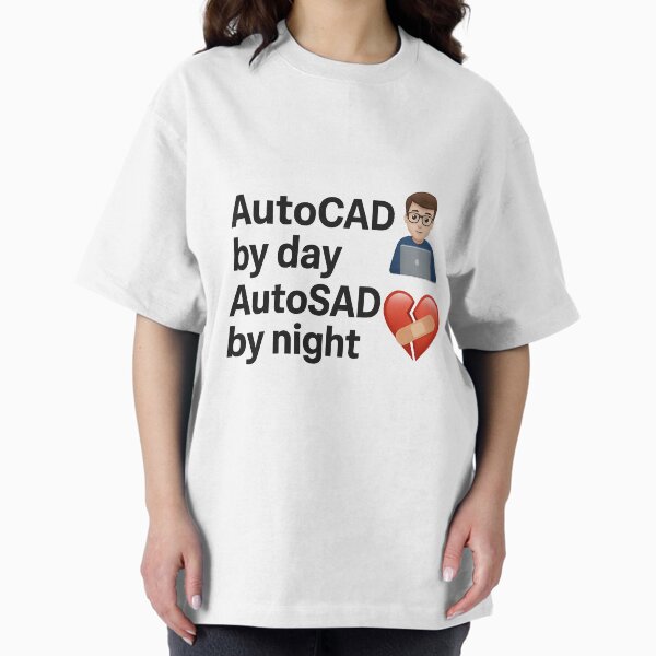 Item preview, AutoCAD by Day, AutoSAD by Night - Relatable Engineer & Coder Meme designed and sold by The Engineer.