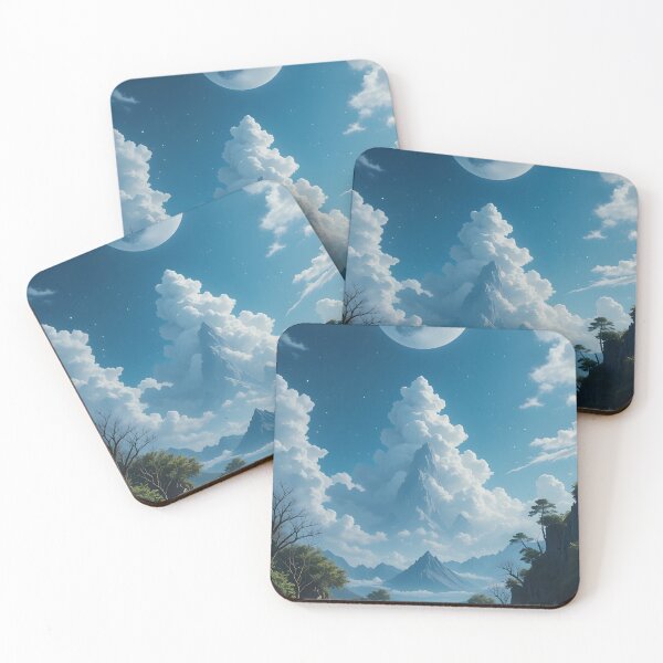 Item preview, Moonlit Mountain Scene designed and sold by MRFEZOO2030.
