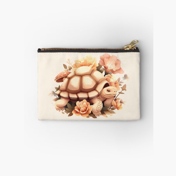 Item preview, Floral Tortoise – Cottagecore Mushroom and Flower Design designed and sold by Parkerzz.