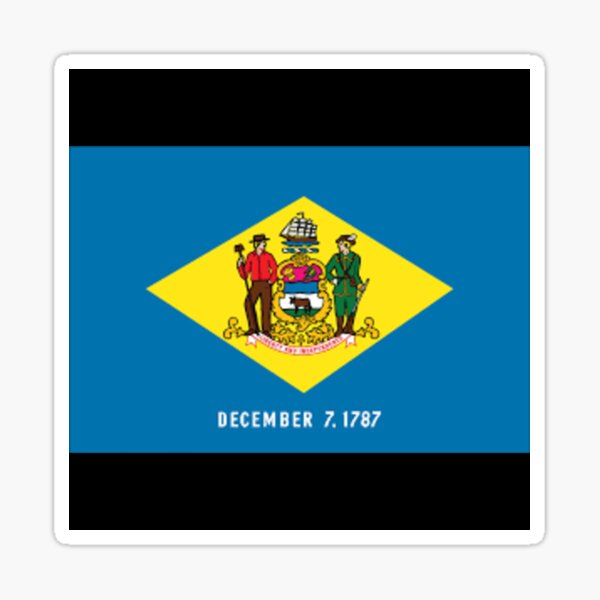 Item preview, Delaware Flag designed and sold by Artwork333.