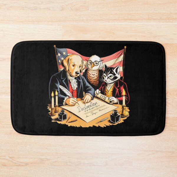 Item preview, Declaration of In-de-paw-dence – Founding Fur-fathers designed and sold by PeteLawliiet.