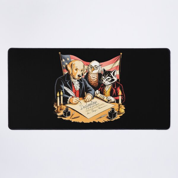 Item preview, Declaration of In-de-paw-dence – Founding Fur-fathers designed and sold by PeteLawliiet.