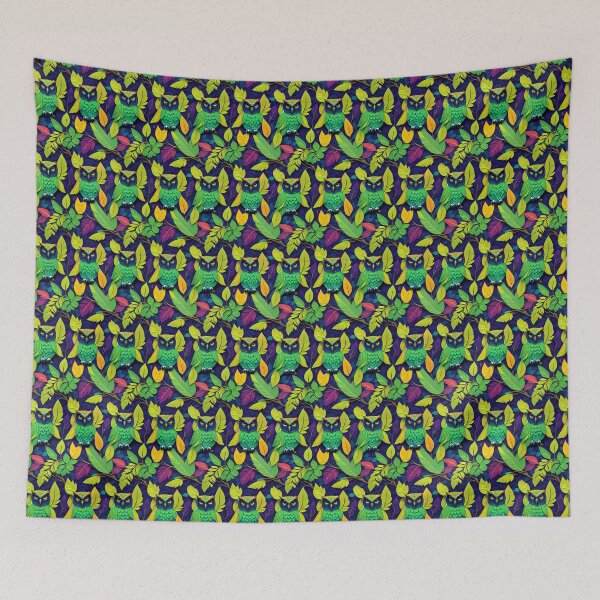 Item preview, Owls Seamless Pattern designed and sold by Korral.