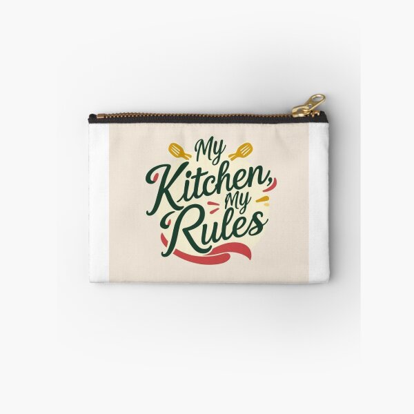Item preview, My Kitchen My Rules - Green Fonts designed and sold by Dailywalker22.