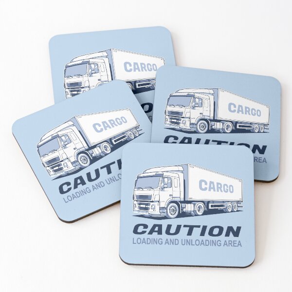 Item preview, Caution: Cargo Loading Area Truck designed and sold by KiwiRider.