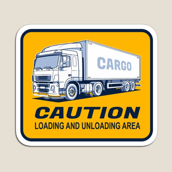 Item preview, Caution: Cargo Loading Area Truck designed and sold by KiwiRider.