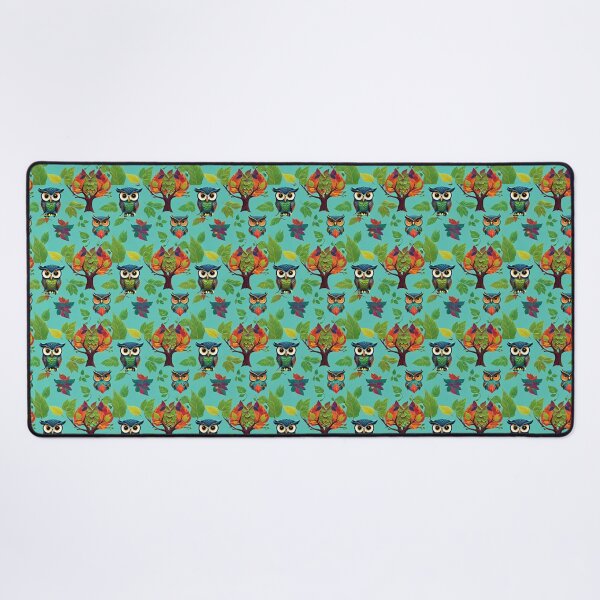 Item preview, Owls Seamless Pattern designed and sold by Korral.