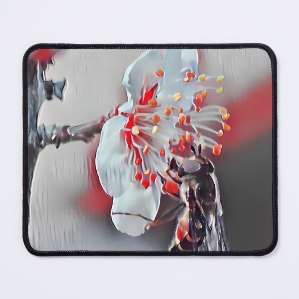 Item preview, 9 Buzz & Blossom Beauties | Bee on White Flower Nature Art for Floral Lovers designed and sold by POETTICA.