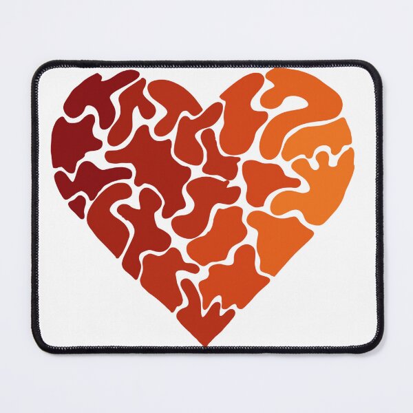 Item preview, Digital art heart in many pieces designed and sold by keanbeany.