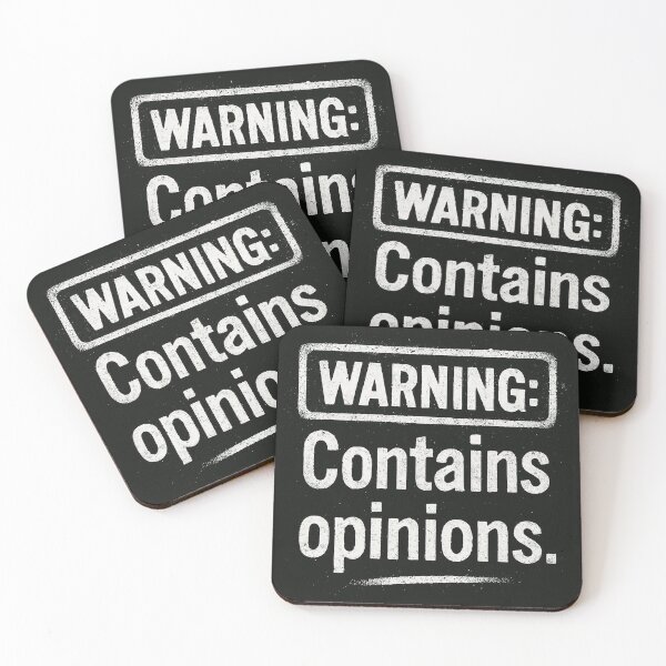 Item preview, WARNING: Contains Opinions That May Offend You designed and sold by Owcomm.