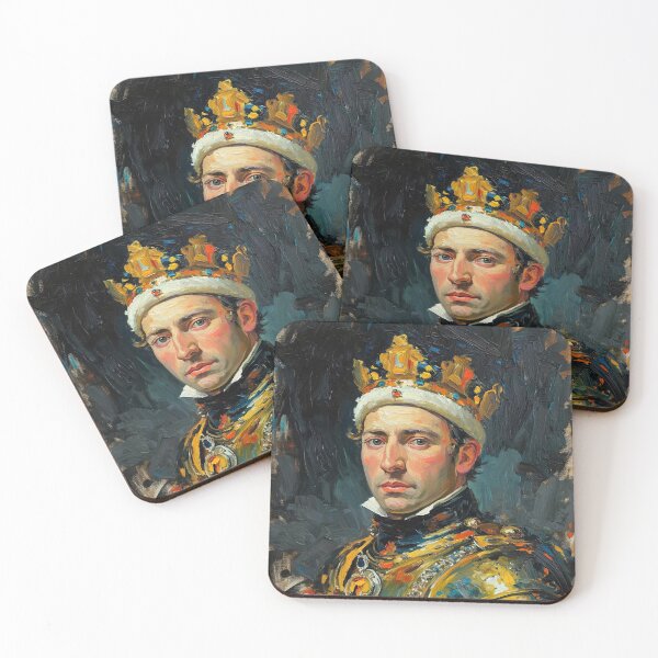 Item preview, Portrait of Emperor Napoleon Bonaparte vintage art designed and sold by Vintage Designs +.