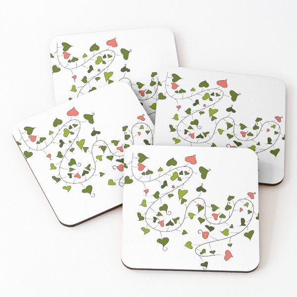 Item preview, heart leaves girlander digital art designed and sold by keanbeany.