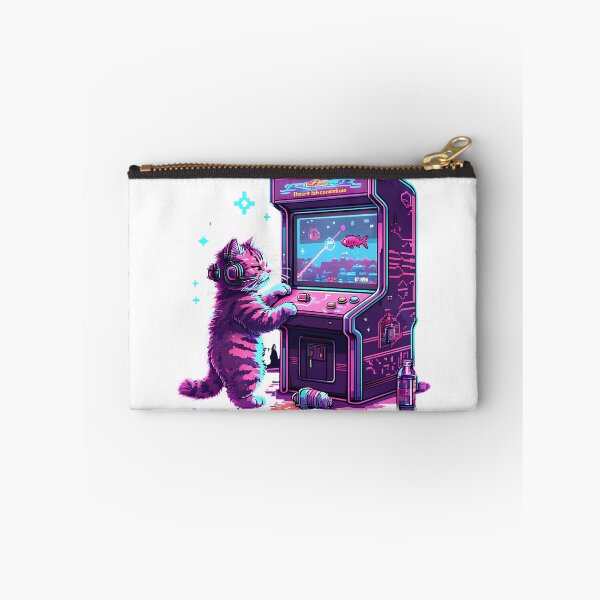 Item preview, Catcade Champion – Retro Arcade Cat designed and sold by YumePixel.