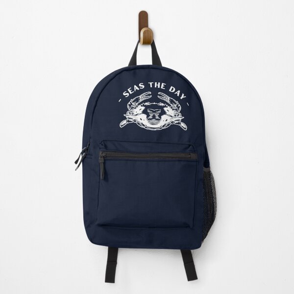 Item preview, Seas the Day – Funny Nautical Crab Illustration for Ocean Lovers designed and sold by CreationbyNiki.