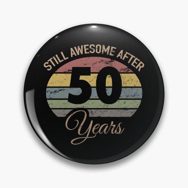 Item preview, Still Awesome 50th Birthday designed and sold by thepixelgarden.