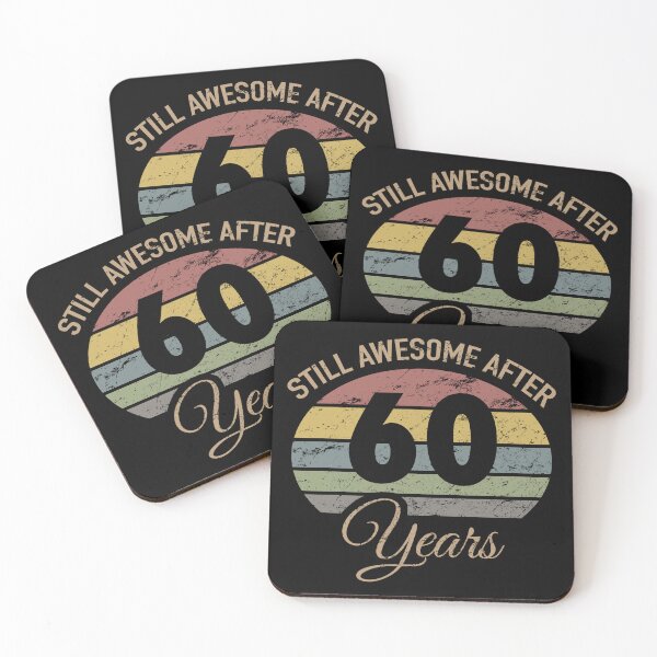 Item preview, Still Awesome 60th Birthday designed and sold by thepixelgarden.