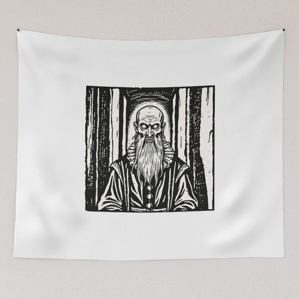 Item preview, Evil Vampire Lord wants to suck your blood! Dark illustration designed and sold by Vintage Designs +.
