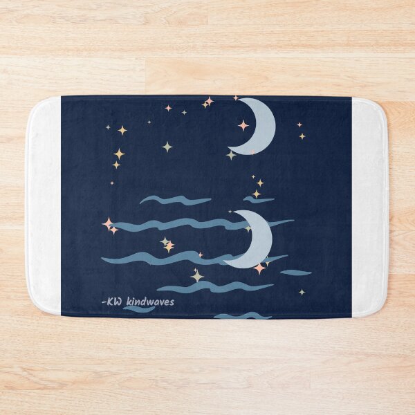 Item preview, Moonlight Sea – Gentle Moon Reflection in Calm Waves | KW KindWaves designed and sold by KWkindwaves.