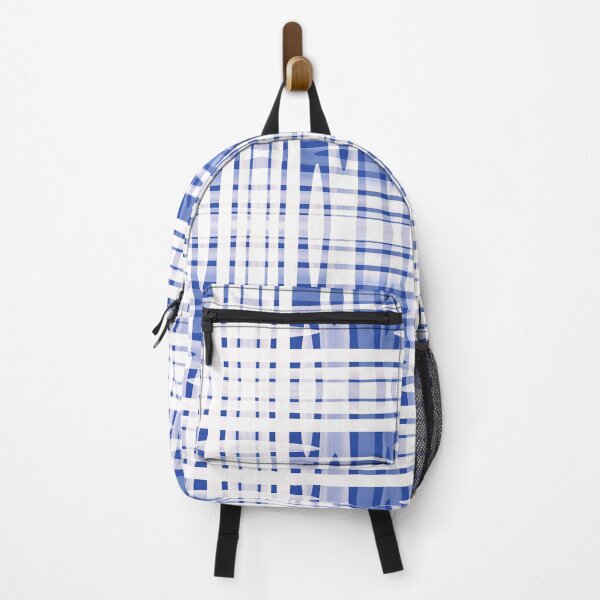 Item preview, Blue and White Modern Plaid Seamless Repeat designed and sold by Sharon Schwalbe.