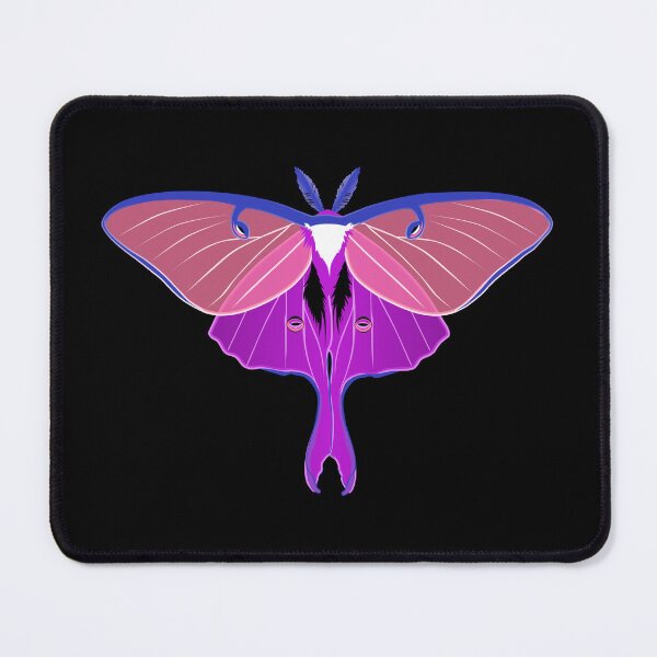 Item preview, Luna Moth - Genderfluid Pride Edition designed and sold by CaffeineCraftedCreations.