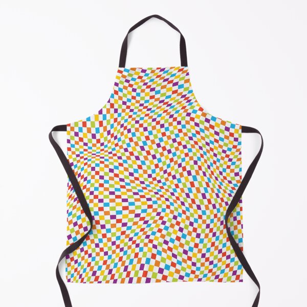 Item preview, Warped Check Print - Classic Rainbow designed and sold by Daniel Bevis Design.