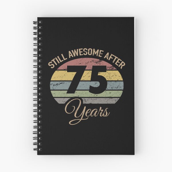 Item preview, Still Awesome 75th Birthday designed and sold by thepixelgarden.