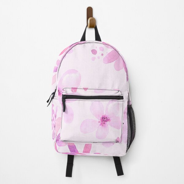 Item preview, Pink Flower Pattern on Baby Pink Aesthetic Background designed and sold by TropicalTrails.