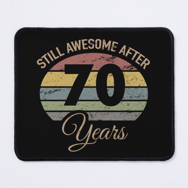Item preview, Still Awesome 70th Birthday designed and sold by thepixelgarden.