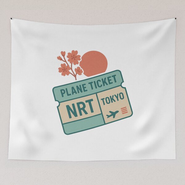 Item preview, Ticket to Tokyo Blossoms designed and sold by FBA.