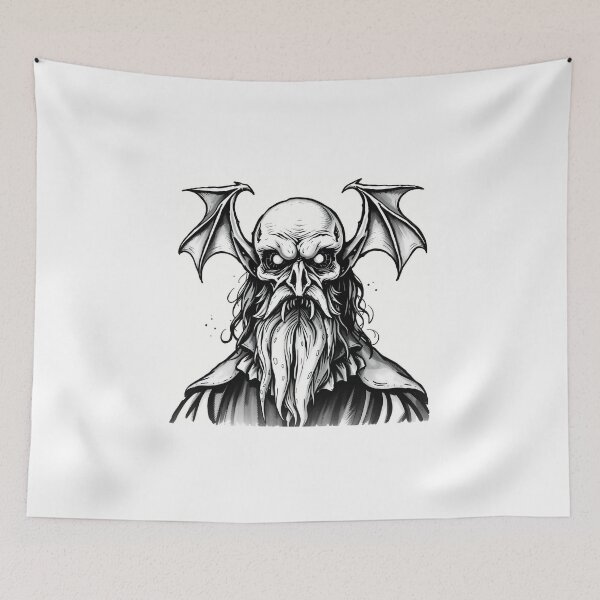 Item preview,  Evil Vampire Lord wants to suck your blood! Dark illustration designed and sold by Vintage Designs +.