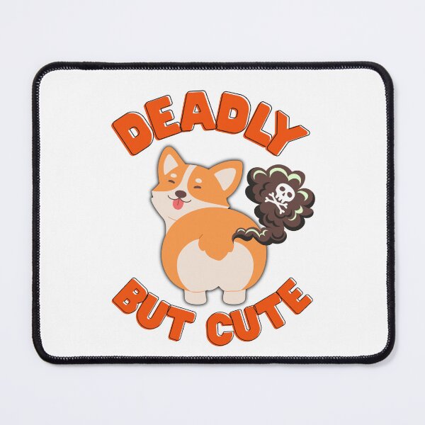 Item preview, Deadly But Cute, Funny Corgi Fart Meme Dog Design designed and sold by dmr studio.