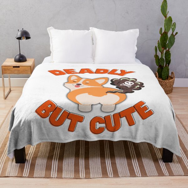 Item preview, Deadly But Cute, Funny Corgi Fart Meme Dog Design designed and sold by dmr studio.