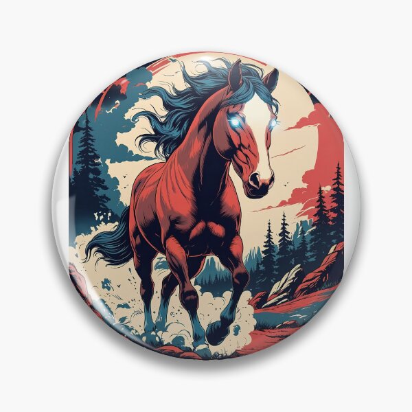 Item preview, Wild Horse Pagan Art tee design II - Scythianshead design  designed and sold by Scythianshead .