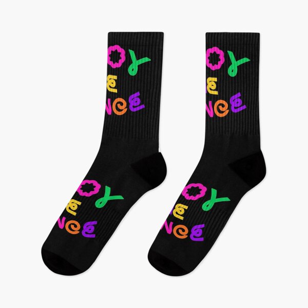 Item preview, Enjoy the Silence – vibrant groovy lettering (colors) designed and sold by didijuca.