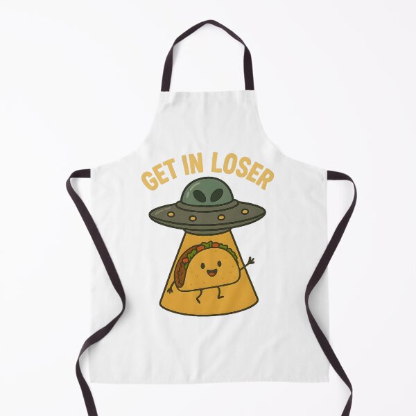 Item preview, Funny UFO Taco Abduction - Get In Loser Alien Meme Design designed and sold by InkInduldge.