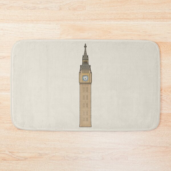 Item preview, Elizabeth Tower (Big Ben) London Architectural Illustration (Outlined) designed and sold by archetype prints.
