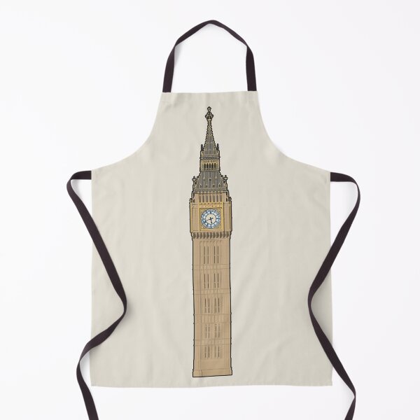 Item preview, Elizabeth Tower (Big Ben) London Architectural Illustration (Outlined) designed and sold by aio.