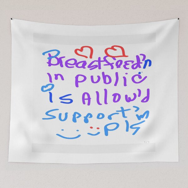 Item preview, Breastfeed'n in public is allow'd SUPPORT THEM PLS :) :)  designed and sold by Artqween .