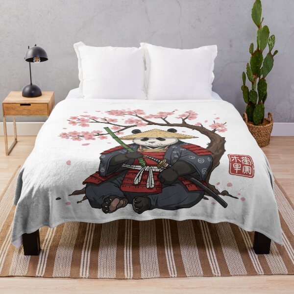 Item preview, Peaceful Samurai Panda Art - Traditional Japanese Style Graphic designed and sold by k3rstman1.