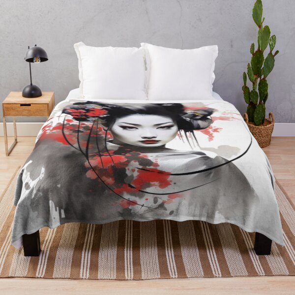 Item preview, Modern Japanese Geisha, Elegant Warrior Woman designed and sold by dmr studio.