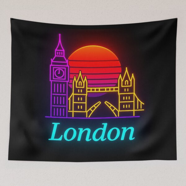 Item preview, London Neon Skyline Collection: Futuristic City Lights designed and sold by Design_Your_Day.