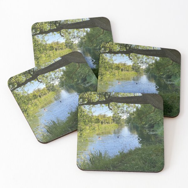 Item preview, Swimmers at Wadenhoe, Northamptonshire, UK designed and sold by Kate Anderson Art.