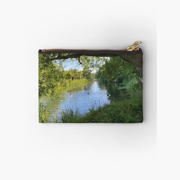 Item preview, Swimmers at Wadenhoe, Northamptonshire, UK designed and sold by Kate Anderson Art.