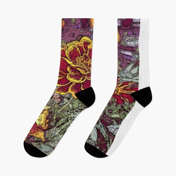 Item preview, Flowers abstract colourful design designed and sold by SmashingDeals.