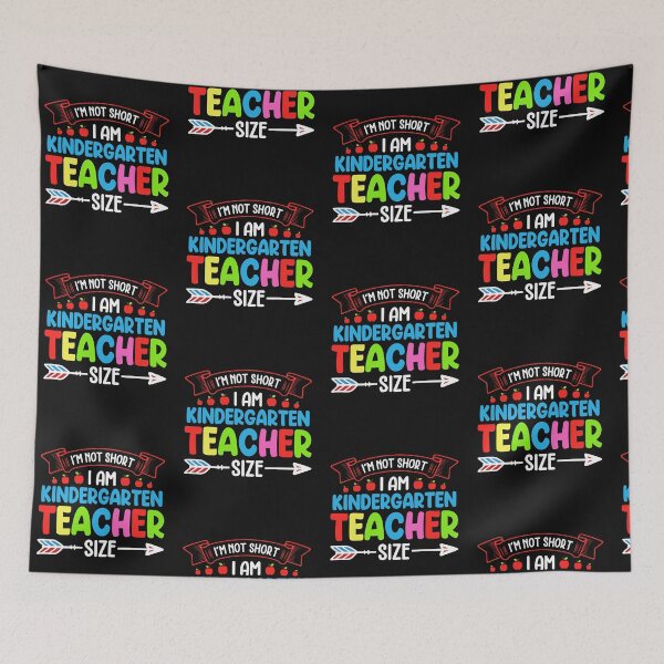 Item preview, I am not short I am kindergarten teacher size designed and sold by marfanna.