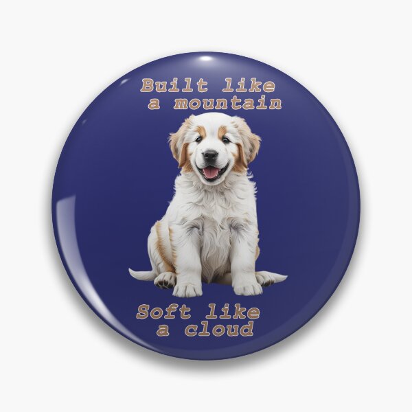 Item preview, Tiny Giant – Great Pyrenees Puppy Power designed and sold by Pawtraitvibes.
