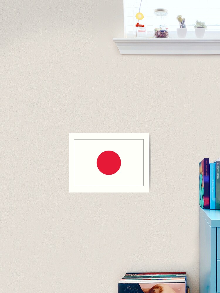 日章旗 日の丸 Flag Of Japan Japanese Flag Art Print By Martstore Redbubble